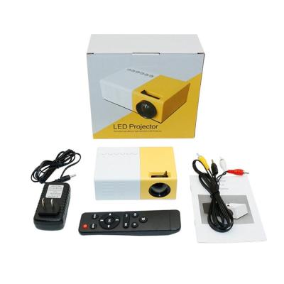 China Pico YG300 LED Projector 600 Lumen 3.5mm YG-300 Pixels 320x240 YG-300 Audio Support USB Mini Projector Home Media Player for sale