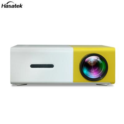 China LCD Display LED Proyector de Pico YG300 Mini Portable Projector Education HD 1000 Lumens Home Theater Projector for sale