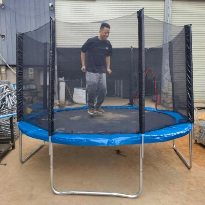 China With protective net 6ft,8ft,10ft,12ft, 14ft,15ft,16ft Fitness Outdoor Round Trampoline for sale for sale