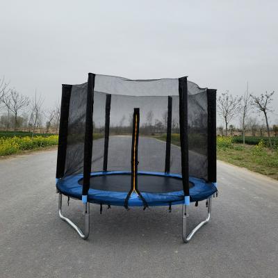 China With protective net Lower price Playground Kids Trampoline Fitness Jumping Outdoor Play Trampoline 6ft 8 ft for sale