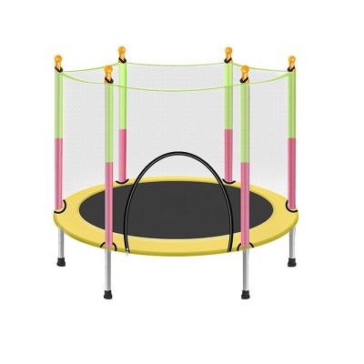 China Safe Low price sale professional fitness  mini  trampoline with  safety net for sale