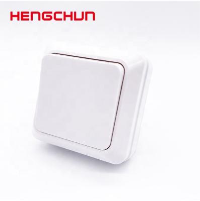 China ABS/PP Wenzhou European Sockets And Switches 1 Gang 1 Way Switch European Switch for sale