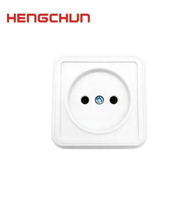 China POCCBET KAZ 1805 European Surface 2 Pin Residential / General Purpose Without Earth Wall Outlet B-05 for sale