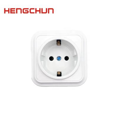 China German Russia 2019 Socket Residential / Multi-Purpose Schuko Without Child Protection Door D-04 for sale