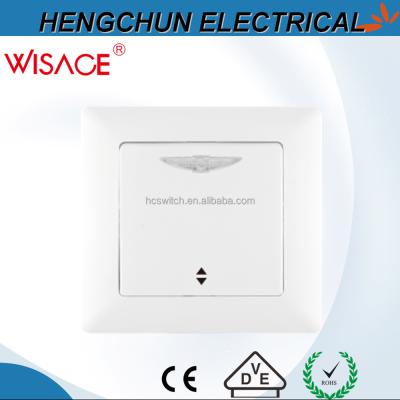 China Safe Germany 1 gang 2way wall switch for sale