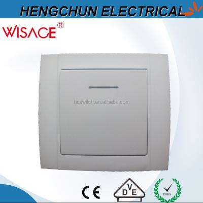 China A Safe Europen Type LED Strip Light Wall Switch ABS Material Europen Switch With CE Certificate for sale