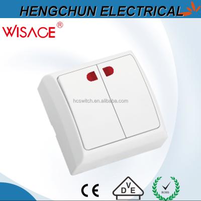 China Two Gang Wall Safe Open Installed Swtch With Indicator for sale