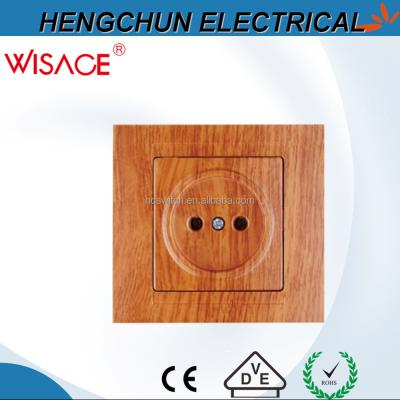 China New 1 way 2 pin safe non-melting wall outlet for sale