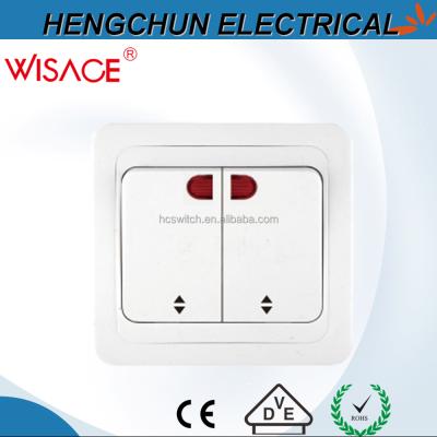 China Safe 2 Way Wall Switch With Light Indicator for sale