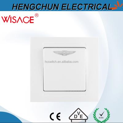 China Safe wall switch with led light for sale