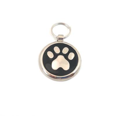 China 2022 Folk Art Custom Bone Shape Metal Dog Tag For Pet for sale