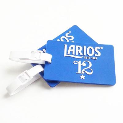 China PVC Customized Soft Rubber Luggage Name / PVC Silicone Bag / Luggage ID Tag For Promotion for sale