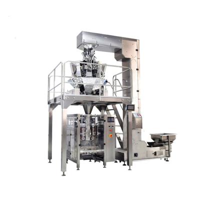 China Automatic Food Ten Heads Weigher 10 Head Granule Candy Snacks Packing Machine for sale