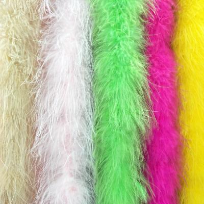 China Super High Quality Artificial Marabou Feather Boa 15ply Marabou Feather Boa Artificial Safe Colorful Feather Boa for sale