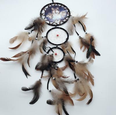 China Wholesale India 2019 Fashion Wolf Catcher Dreamer Ribbon And Feather, Home Decor for sale