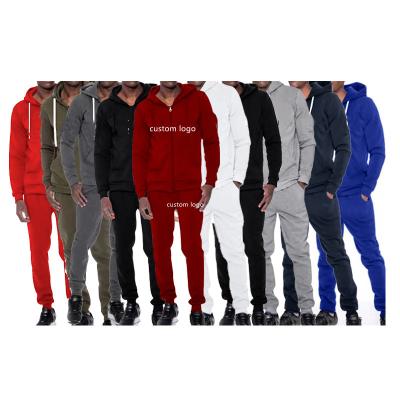 China Thermal Mens Set Mens Suits Slim Fit Long Drawstrings Sport Wear Hoodie Sweatpants Tracker Set For Men for sale