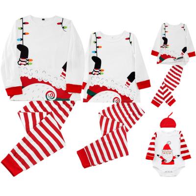 China Breathable Matching Clothes Pajamas Set Family Christmas Pajamas 2021 Pajamas Christmas Pijamas for sale