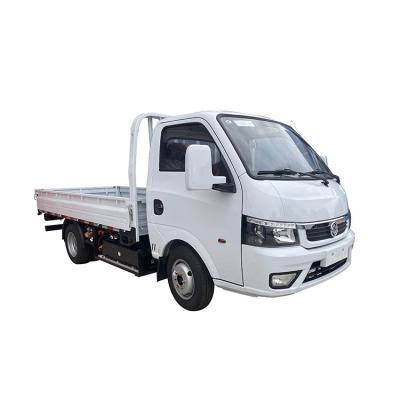 China DongFeng 4x2 Pure Electric Single Cab Flatbed Light 230km Mileage 230km Endurance Truck Cargo Express Express Transport 5300*1750*1950 for sale