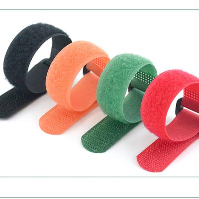 China Durable screen window self-adhesion back to back hook and loop tape strap with hot melt glue backing for sale