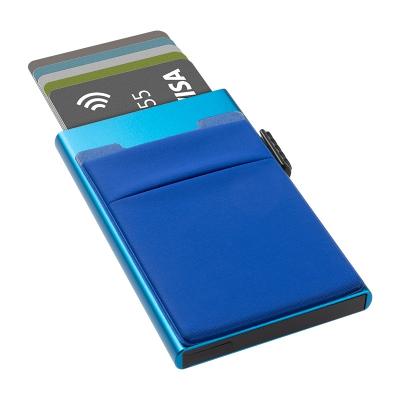 China Fashion 24 Credit Card Holder Blocking Wallets Business Card Holder Minimalist Slim Aluminum Case for sale