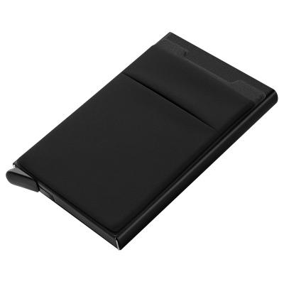 China Fashion 0.35inch FID Slim Minimalist Wallet Blocking Hard Layer Ekster Aluminum Card Holder Case Stand for sale