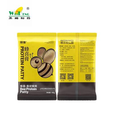 China Bee Farm Factory supply Pollen Patty honey bees supplies Pollen Substitute for Bee Feeding 400g for sale