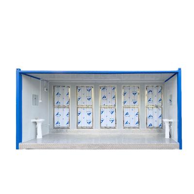 China Durable Customized Outdoor Mobile Container Toilet 5 Squat Toilet for sale