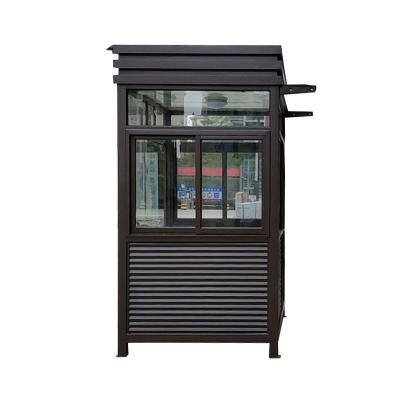 China Retro Minimalist Metal Guard Box Security Booth For Park Street School Scenic Factory for sale