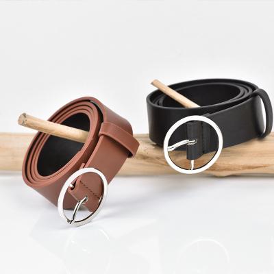 China Low MOQ Buckle Cowhide Belt Smooth Buckle Faux Leather ALLOY Casual Unisex Fashion Belt Wholesale Logo Leather Belts Custom Made For Women for sale