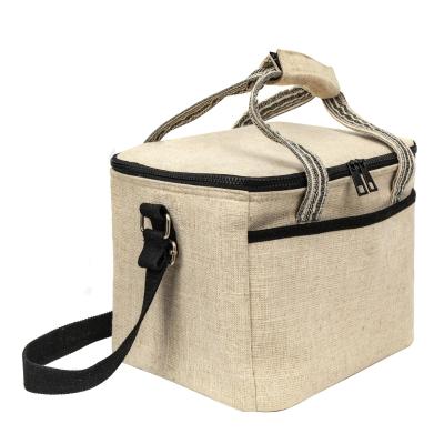 China 2022 New Arrival Multifunctional Insulated Cotton Cooler Bag Grocery Jute Eco Friendly Bag for sale