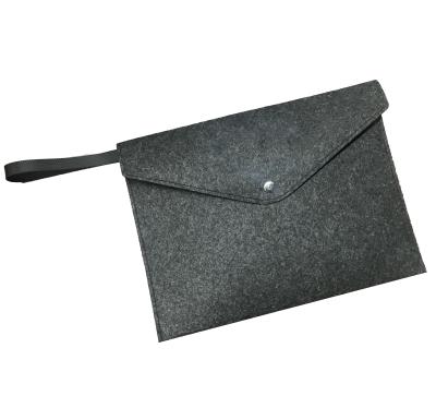 China Fashion Custom Held Pocket Change Bag Contracted Felt Pocket Fashion Envelope Pocket Change Bag for sale