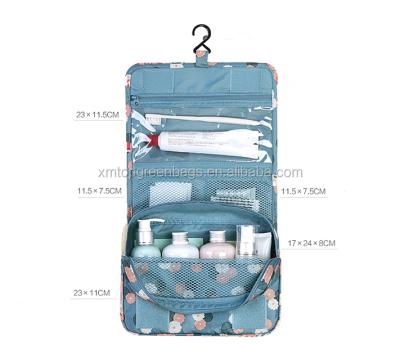 China NATIONAL Factory Wholesale Portable Travel Hanging Toiletry Make Up Cosmetic Bag for sale