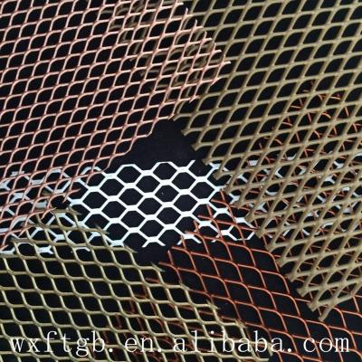 China Expanded powder-coated expanded metal mesh/colored wire mesh/decorative mesh for sale