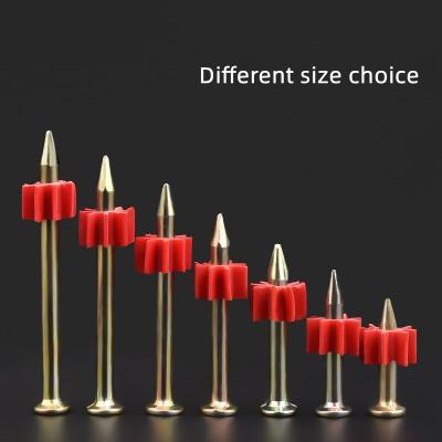 China Flat Key With Red PVC Joint Shoot Nail In Guangzhou Factory for sale