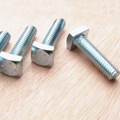 China DIN 933 Galvanized Steel 4.8 Square Hex Head Bolts And Nuts Heavy Hex Bolt for sale