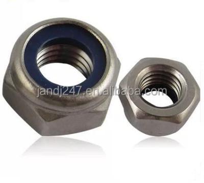 China Nylon Stainless Steel Lock Nut Stainless Steel Nylon Lock Nut 304 316 In Guangzhou for sale