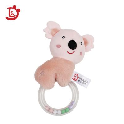 China Toy Factory Soft Stuffed Animal Shape Koala Plush Inflatable Rattle Toy Baby For Kids Infant Toys for sale