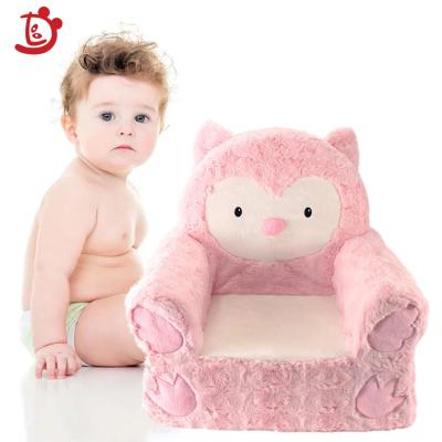 China Toy For Wholesale Children Chair Mini Kids Soft Stuffed Sofa Bed Baby Plush Owl Toys Baby Dolls Baby Sofa for sale