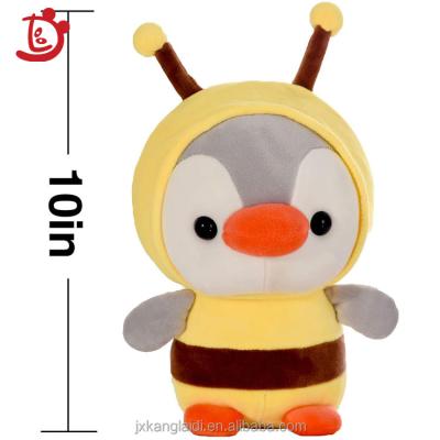 China Plush Customize New Plush Dancing Penguin Ride In Honey Stuffed Bee Toy For Baby for sale