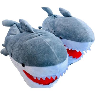 China Custom Comfortable Winter Plush Shark Plush Slipper Plush Toy Manufacturer Indoor Plush Slipper Women Indoor Women for sale