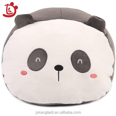 China Plush Customize Panda Cartoon Hot Water Bag Hand Warmer Bottle Feet Warm Plush Rubber Coating Toy Pocket Hand Feet Hand Warmer for sale