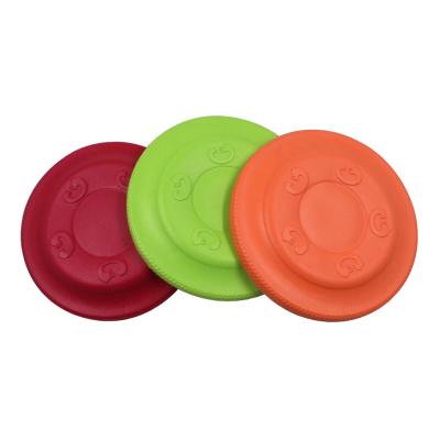 China Viable Flying Saucer S/L EVA Foam Pet Interactive Toys Train Training Dog Toys Float Water Flight Discs for sale