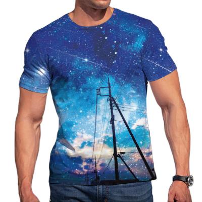 China New Hot Sale QUICK DRY Men's Oversized Graffiti T-Shirt Shishango Dreamy Casual Neck T-shirt 3d T-shirt for sale