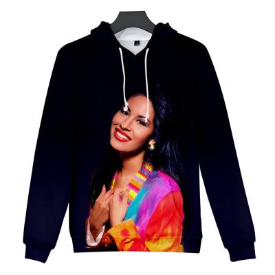 China Wholesale Fashion Streetwear Anti-wrinkle casual selena quintanilla print hoodie for sale