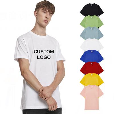 China Compressed Style Regular Shirts Blended Cotton Shirts Men Thick T-shirt Polyester Custom for sale