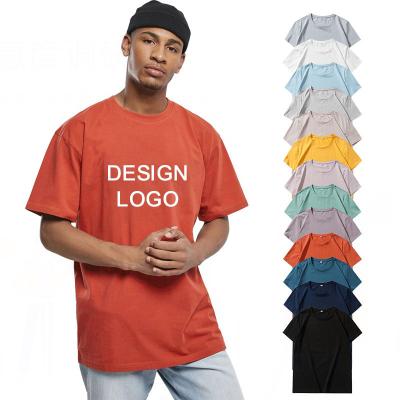 China Customizable Compressed Logo Cotton T-shirt Men's Custom Wholesale Shirts Golf Bambo Tee for sale