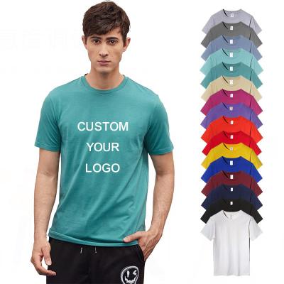 China Men's Compressed Summer Printing T Shirts White Cotton T Shirts Unisex 100% Custom T-shirt Printing T-shirts for sale