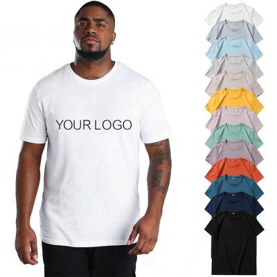 China Custom Logo Printing 100% Cotton T-shirt Sportswear Men Compressed Loose Fit T-shirts Design baumwolle 100% Custom Polo T-shirt for sale