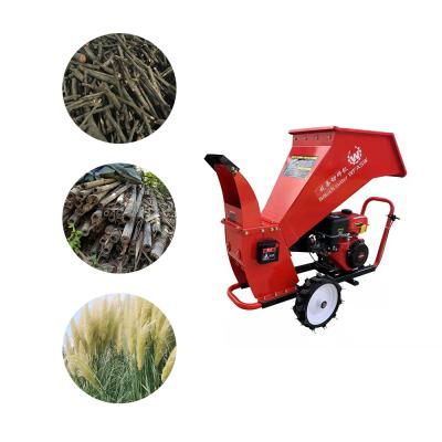 China Electric Wood Flour Machine Chipper Crush Branches Disc Shredder Drum 190F Electrically Started Diesel Engine for sale