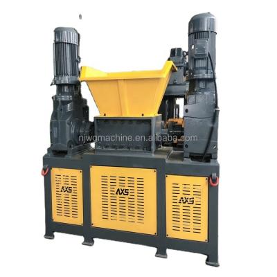 China PVC shredder machine double motor 7.5kw plastic crushing products RTS NJWG 500model machine waste plastic shredder machine for sale